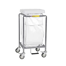 Single Leakproof Deluxe Metal Laundry Hamper w/ Foot Pedal RB-682
